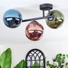 Chehalis Plafonnier, Boule lumineuse Bleu, Vert, Cuivré, 3 lumières