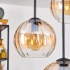 Koyoto Suspension, Boule lumineuse, Suspension 35 cm Ambre, Clair, 4 lumières