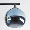 Koyoto Plafonnier, Boule lumineuse Bleu, Vert, Clair, Cuivré, 4 lumières