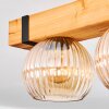 Sernadelo Plafonnier, Boule lumineuse Écru, Noir, 3 lumières