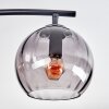 Koyoto Plafonnier, Boule lumineuse Ambre, Fumé, 4 lumières