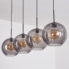 Koyoto Suspension, Boule lumineuse, Suspension Fumé, 4 lumières