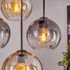 Koyoto Suspension, Boule lumineuse, Suspension Ambre, Clair, Fumé, 4 lumières