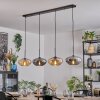 Mertola Suspension, Suspension Ambre, Fumé, 4 lumières