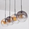Koyoto Suspension, Boule lumineuse, Suspension Ambre, Clair, Fumé, 4 lumières