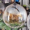 Koyoto Suspension, Boule lumineuse, Suspension Ambre, Clair, Fumé, 4 lumières