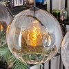 Koyoto Suspension, Boule lumineuse, Suspension Ambre, Clair, Fumé, 4 lumières