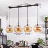 Koyoto Suspension, Boule lumineuse, Suspension Ambre, 4 lumières