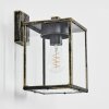Gramilla Lampe murale d´extérieur, Applique murale Or, Noir, 1 lumière