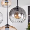 Koyoto Suspension, Boule lumineuse, Suspension Ambre, Clair, Fumé, 4 lumières