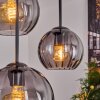 Koyoto Suspension, Boule lumineuse, Suspension 30 cm Fumé, 4 lumières