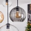 Koyoto Suspension, Boule lumineuse, Suspension Ambre, Clair, Fumé, 4 lumières