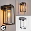 Lagarelhos Lampe murale d´extérieur, Applique murale Noir, 1 lumière