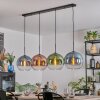 Koyoto Suspension, Boule lumineuse, Suspension Bleu, Vert, Clair, Cuivré, 4 lumières