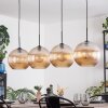 Koyoto Suspension, Boule lumineuse, Suspension Ambre, 4 lumières
