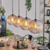Koyoto Suspension, Boule lumineuse, Suspension Ambre, Clair, 4 lumières