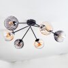 Koyoto Plafonnier, Boule lumineuse 77.5 cm Ambre, Clair, Fumé, 6 lumières