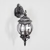Lentua Lampe murale d´extérieur, Applique murale Noir, Argenté, 1 lumière