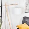 Soungou Lampadaire Écru, Blanc, 1 lumière