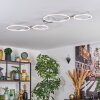 Firon Plafonnier LED Argenté, 1 lumière