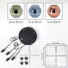 Koyoto Suspension, Boule lumineuse, Suspension Bleu, Vert, Cuivré, 4 lumières