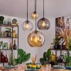 Koyoto Suspension, Boule lumineuse, Suspension 30 cm Ambre, Clair, Fumé, 4 lumières