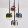 Lauden Suspension, Boule lumineuse, Suspension Bleu, Vert, Clair, Cuivré, Fumé, 4 lumières
