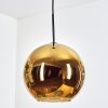 Koyoto Suspension, Boule lumineuse, Suspension Or, 1 lumière