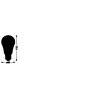 Luminaires Ledvance E27 LED 9.5 Watt dimmable 1055 Lumen