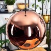 Koyoto Suspension, Boule lumineuse, Suspension Cuivré, 1 lumière