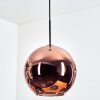 Koyoto Suspension, Boule lumineuse, Suspension Cuivré, 1 lumière