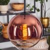 Koyoto Suspension, Boule lumineuse, Suspension Clair, Cuivré, 1 lumière