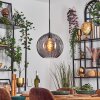 Koyoto Suspension, Boule lumineuse, Suspension 30 cm Fumé, 1 lumière
