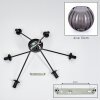 Koyoto Plafonnier, Boule lumineuse 77.5 cm Fumé, 6 lumières