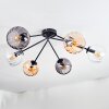 Koyoto Plafonnier, Boule lumineuse 77.5 cm Ambre, Clair, Fumé, 6 lumières