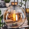 Koyoto Suspension, Boule lumineuse, Suspension 30 cm Ambre, Clair, 1 lumière