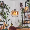 Koyoto Suspension, Boule lumineuse, Suspension 30 cm Ambre, Clair, 1 lumière