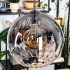 Koyoto Suspension, Boule lumineuse, Suspension 30 cm Clair, Fumé, 1 lumière