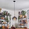 Koyoto Suspension, Boule lumineuse, Suspension 30 cm Clair, Fumé, 1 lumière