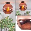 Koyoto Plafonnier, Boule lumineuse Cuivré, 1 lumière