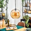 Koyoto Suspension, Boule lumineuse, Suspension Ambre, 1 lumière