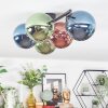 Chehalis Plafonnier, Boule lumineuse Bleu, Vert, Cuivré, 5 lumières