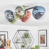 Chehalis Plafonnier, Boule lumineuse Bleu, Vert, Clair, Cuivré, 5 lumières