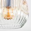Ripoll Plafonnier, Boule lumineuse Ambre, Clair, Fumé, 4 lumières