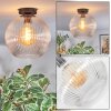 Koyoto Plafonnier, Boule lumineuse 12 cm Clair, 1 lumière
