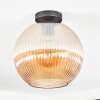 Koyoto Plafonnier, Boule lumineuse 12 cm Ambre, 1 lumière