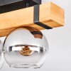 Sernadelo Plafonnier, Boule lumineuse Écru, Noir, 2 lumières