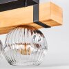 Sernadelo Plafonnier, Boule lumineuse Écru, Noir, 2 lumières
