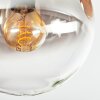 Gastor Plafonnier, Boule lumineuse Ambre, Clair, Fumé, 4 lumières