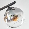 Koyoto Plafonnier, Boule lumineuse Ambre, Clair, Fumé, 4 lumières
